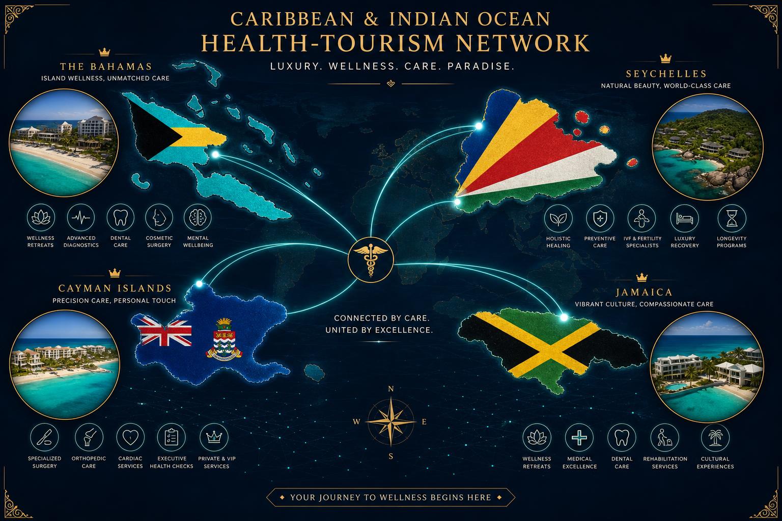 MedStay Strategic App network across Seychelles, The Bahamas, Cayman Islands and Jamaica